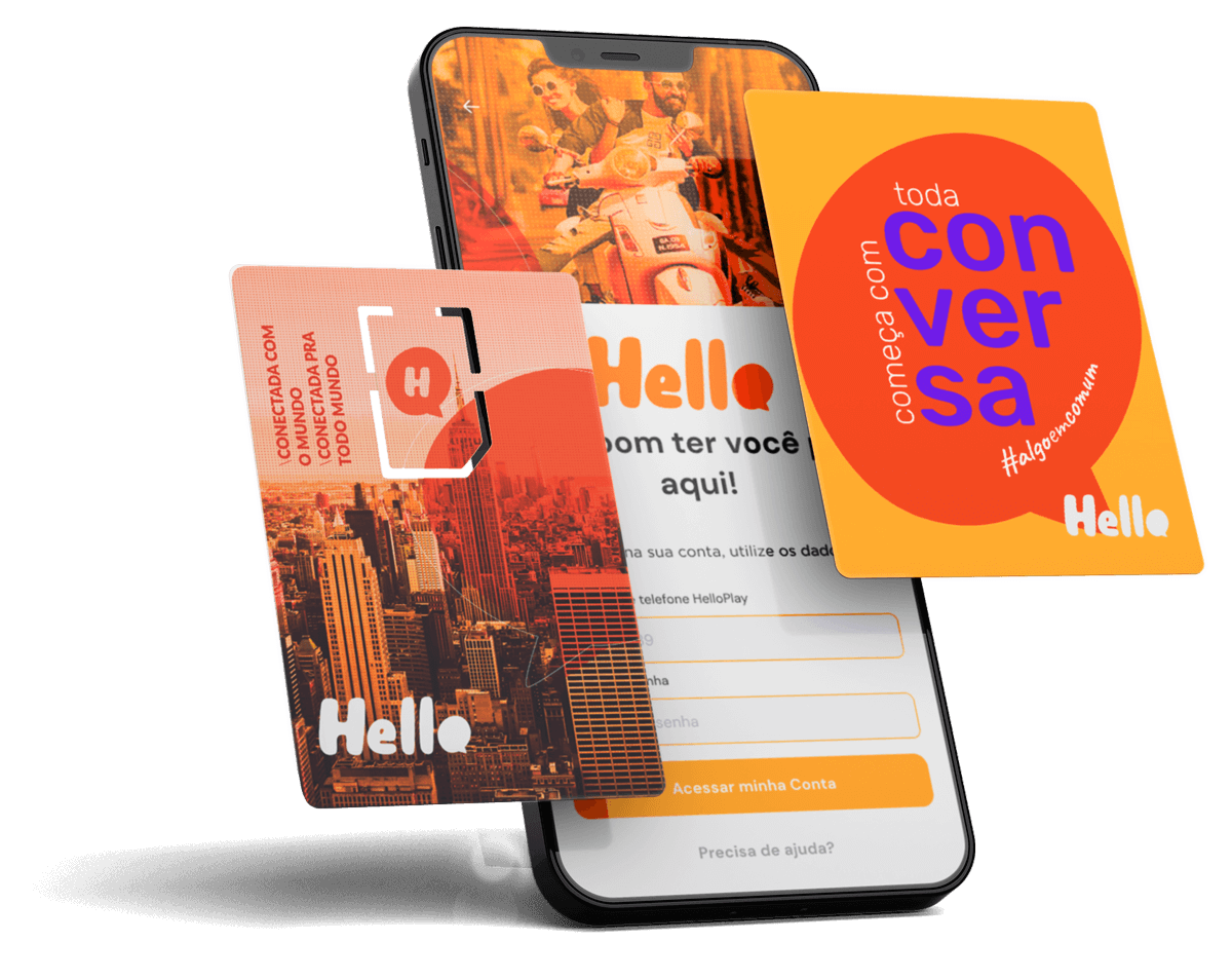 celular com mockup hello